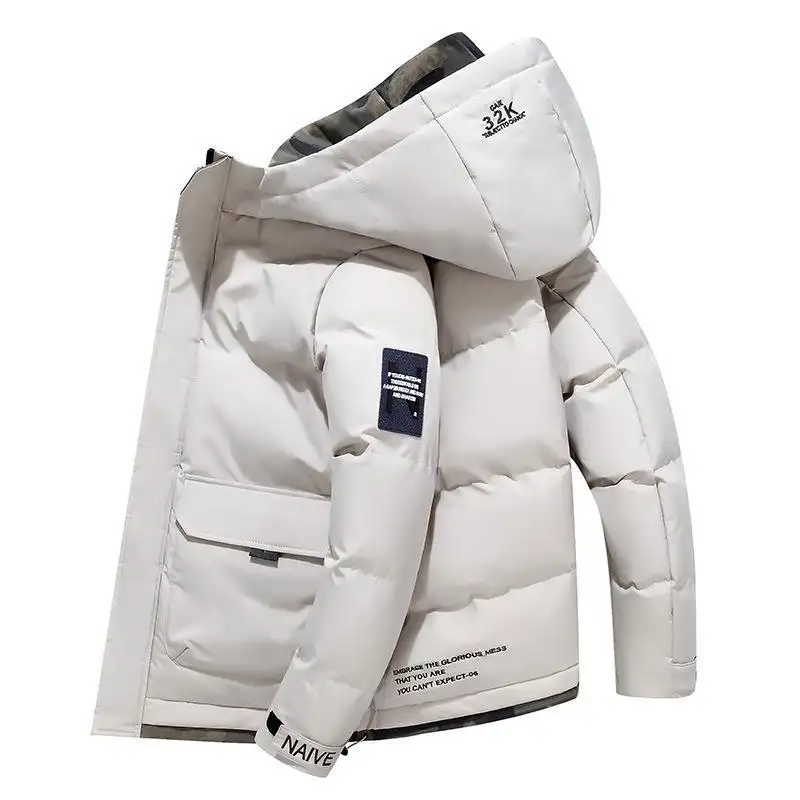 冬のジャケットカジュアルな高品質のウインドブレーカー服パーカーシーズンクールトレンドコートフード付きメンズジャケット