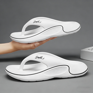 Sapila Beige EVA Outdoor Slippers Open Toe Cushioned Summer <b>Slides</b> - Product Image 2