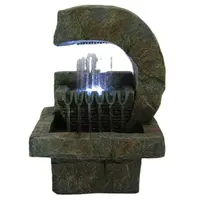 Занавеска фонтан-водопад со светодиодной подсветкой настольный фонтан с успокаивающим звуком для офиса и дома