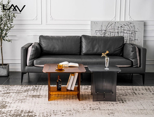 Moderno Simple Villa Sala de estar <span class=keywords><strong>Mesa</strong></span> de centro Set Hotel Dormitorio Sofá Plástico <span class=keywords><strong>Mesa</strong></span> auxiliar Muebles - Product Image 3