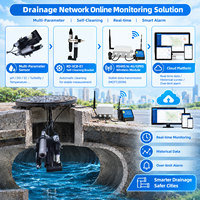 Capteur analyseur d'eau sans fil multi-paramètres RS485 GPRS 4G Wifi LoRaWAN MQTT pour la surveillance du pH, de l'EC, de l'ORP, de l'ammoniac et de la température