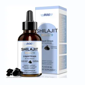 Goccia di Shilajit Himalayan organica Shilajit in resina Shilajit Shilajit a goccia contiene 85 tracce di minerali alternativi a resina e capsule