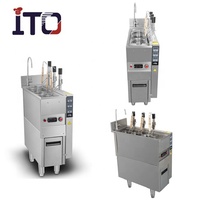 Prix d'usine – Équipement de cuisson de pâtes en acier inoxydable, cuiseur à nouilles électrique à levage automatique 3 ou 6 têtes, en vente