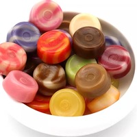 Bonbons durs au lait des Alpes multicolores aux saveurs fruitées mélangées 500g en vrac, friandises de mariage en forme de boule, durée de conservation 720 jours/24 mois