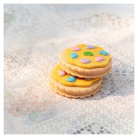 Taimeng Lipgloss Vendor Personnalisé Enfants Filles Mignonnes Biscuit Forme Marque Privée Paillettes Brillant À Lèvres Étanche Gel Chimique Lèvres Maquillage