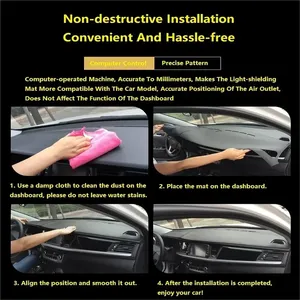 StarNav Pour CX-90/CX-80/CX-70/CX-60 2022-2026 (LHD RHD) Tapis de protection solaire pour tableau de bord central - Product Image 2