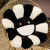 10 estilos Takashi Murakami colorido girasol almohada sonrisa cara almohada Oficina sofá almohada de felpa