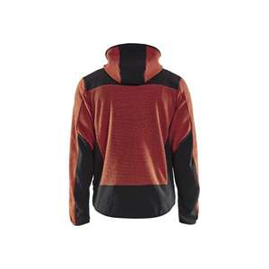 BLAKLADER - 5940253659994XL Veste tricotée Softshell Rouge brûlé/Noir-VESTES DE TRAVAIL EAN 7330509802458 - Product Image 2
