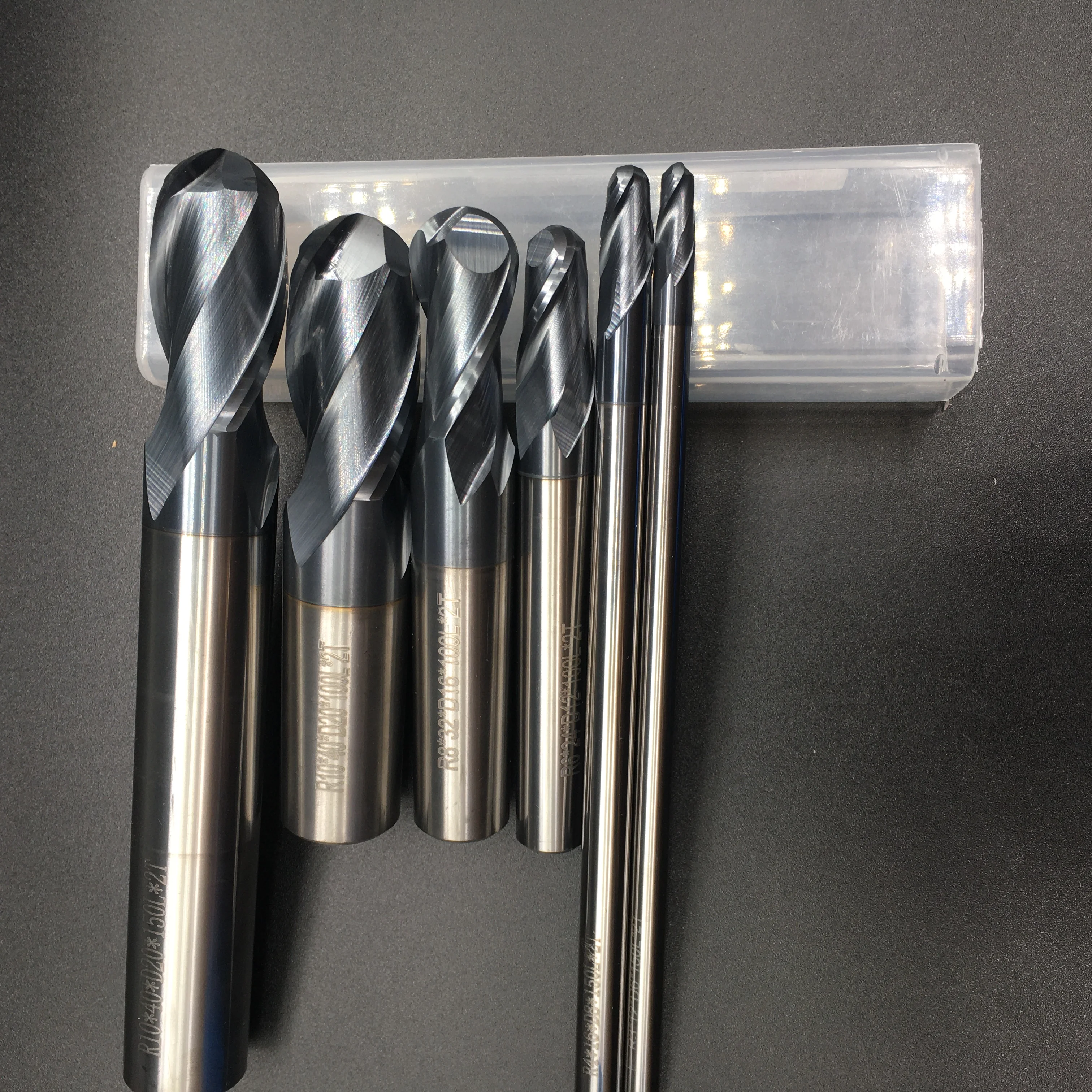 4 Flutes HRC65 HRC55 Solid Carbide End Mill for Metal Aluminium Cutting