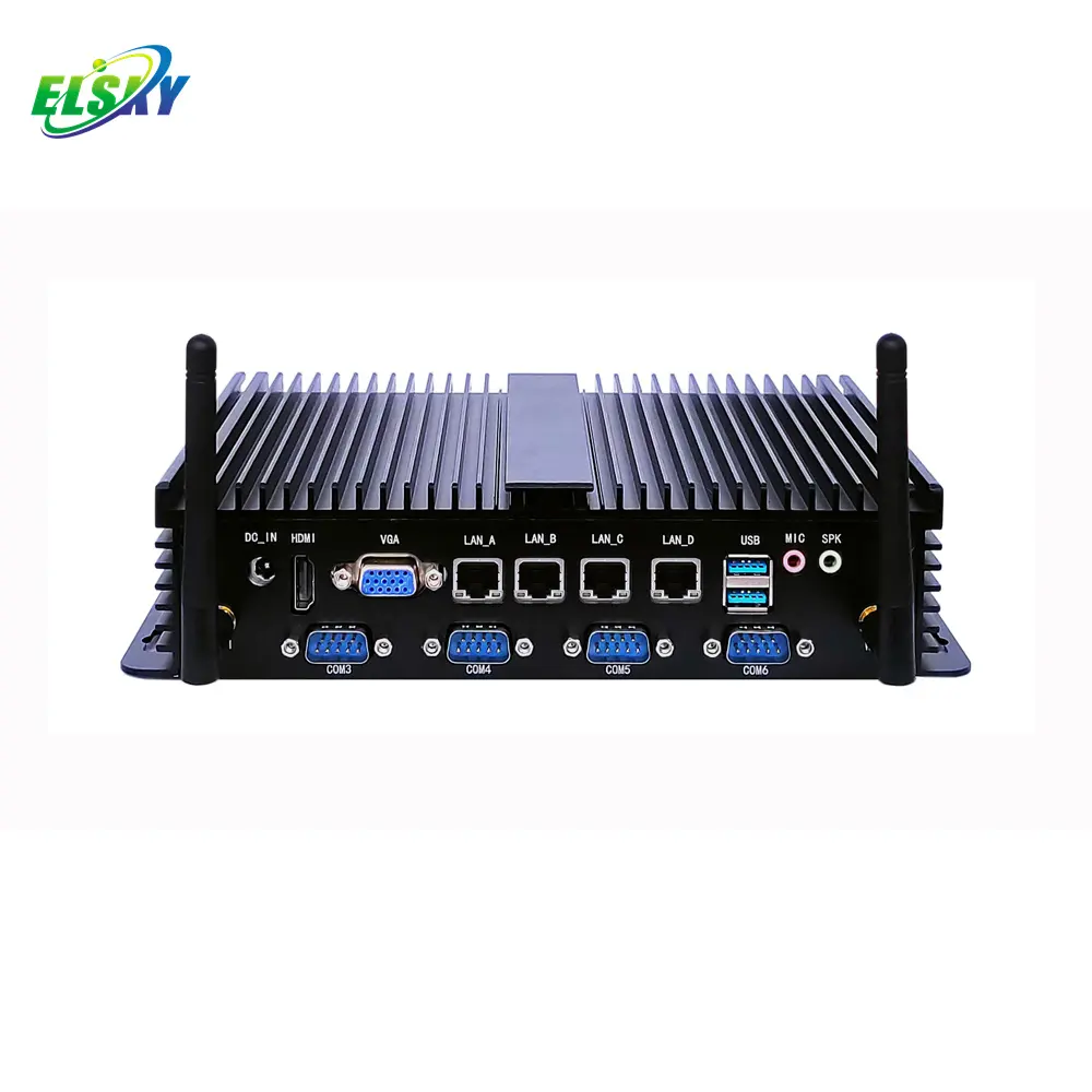 ELSKY lüfter loser Mini-PC SPC450 mit CPU Haswell-U 4. Generation CORE i5 4200U RTL8111H Gigabit-Ethernet-Netzwerk karte 6/8/10 * USB