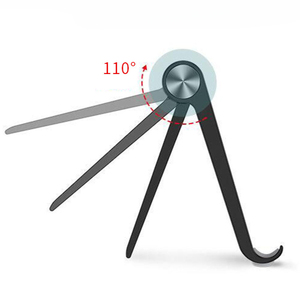 Soporte <span class=keywords><strong>de</strong></span> Tableta Portátil Ajustable para Escritorio Compatible con iPad Air/Pro/Mini y <span class=keywords><strong>iPhone</strong></span> 16/15/<span class=keywords><strong>14</strong></span>, Negro-Regalo Personalizado - Product Image 2