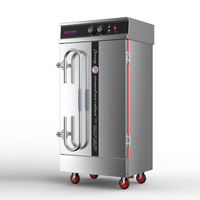 Armoire de cuisson vapeur professionnelle en acier inoxydable anti-brûlure à sec pour pains vapeur, dim sum, pâtisseries, boulangeries, restaurants et traiteurs