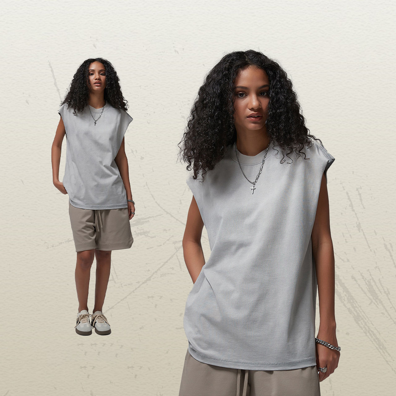 spray dyed light gray