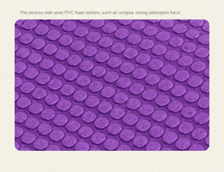 Shengde PVC Yoga Mat, Natural Fiber Hemp Jute Yoga Mat