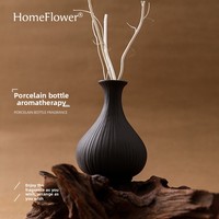 Bouteille décorative en céramique Dragon Willow sans flamme pour aromathérapie, idéale pour hôtels, gîtes et maisons, pour une ambiance fraîche.