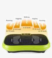 Plateforme vibrante d'exercice, machine de fitness intelligente avec télécommande, massage magnétique des points d'acupuncture
