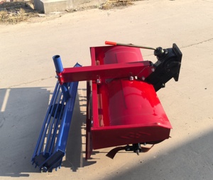 Produits agricoles, cultivateur agricole, rotavator de 90 cm de large, rotoculteur, rouleau broyeur de sol pour tracteur à moteur diesel. - Product Image 1
