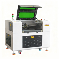 Machine de gravure et de découpe laser CO2 6040 Haute précision CNC Refroidissement par eau pour non-métaux 60W/80W/100W Pierre Plastique Verre