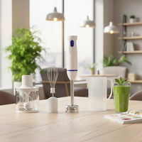 Batidora de Mano SHANGKAI de 600W, con Varilla de Acero Inoxidable 304, Electrodoméstico de Cocina, Batidora de Varilla Única para Uso Doméstico