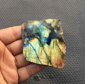 Spécimen de pierre naturelle brute de Labradorite, pierre de jardin, non traitée, fabrication de bijoux, Collection de pierres, coupe de Style - Product Image 3