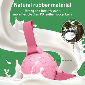 KINYU Özel Logolu Çevre Dostu Modern Lüks Köpek Futbol Topu Oyuncakları Yüksek Kaliteli İnteraktif Kauçuk Dayanıklı Evcil Hayvan Oyuncakları - Product Image 5