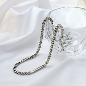 Stainless Steel Chain Bracelet Men's Hip Hop Style Geometric Link Design Gift Jewelry 10cm Extended Chain Customizable Color - Product Image 3