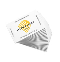 Carte de visite en papier noir feuille d'argent feuille d'or carte de bord Smart RFID NFC carte de visite en papier numérique