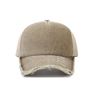 Gorra de Béisbol de 5 Paneles con Diseño de Orificios para Logotipo Personalizado, Tejido Transpirable, Estilo Deportivo para Regalos Promocionales y Publicitarios