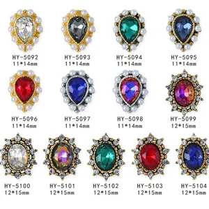 Populair Korea Ontwerp Kleurrijke Laser Shiner Ab Traansteen Diamant Nail Art Steen Voor Legering Nail Art Decoratie Charmes Diy