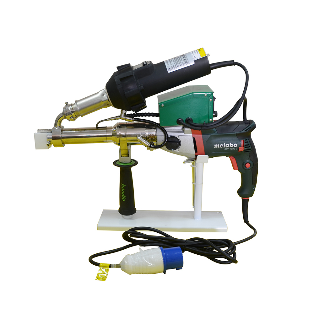 Jointer HDPE геомембрана ручной пластиковый штранг-прессования сварщик ГОРЯЧЕГО ВОЗДУХА штранг-прессования сварочный пистолет