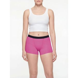 FOXA Paquete de 6 bragas tipo boyshort para mujer, cintura media, algodón elástico, ropa interior transpirable - Product Image 2