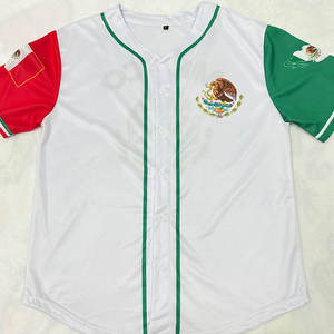 เสื้อฟุตบอล/เบสบอลลายธงชาติเม็กซิโก กัวเตมาลา เปอร์โตริโก ฮอนดูรัส เอลซัลวาดอร์ นิการากัว แบบสั่งทำพิเศษพร้อมชื่อส่วนตัว - Product Image 4