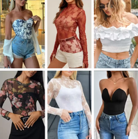 Grosir Atasan Camisole Wanita Bekas Ukuran Campur Slim Fit Serbaguna Musim Semi Musim Panas Pakaian Bekas Modis