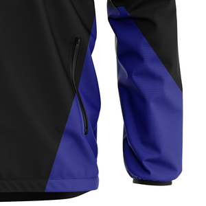 Veste imperméable et coupe-vent en softshell pour le sport, avec fermeture éclair, pour les clubs professionnels, durable, entraînement, unisexe, sportive - Product Image 4