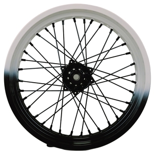 Nouveau Style Gradient Fit EXC YZF <span class=keywords><strong>Fantic</strong></span> 16/17 Jeu de roues Blanc et Noir Jantes épissées bicolores Super <span class=keywords><strong>Moto</strong></span> Roues - Product Image 4