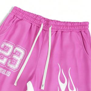 Pantalones Deportivos de Hombre de Alta Calidad al Por Mayor, Pantalones Deportivos Anchos con Estampado Gráfico Digital Personalizado - Product Image 3