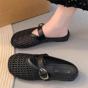 Nuove Ciabatte Estive da <span class=keywords><strong>Donna</strong></span> Baotou 2025, Moda Joker con Suola Spessa in Rete, Ammortizzanti, Comode per la Spiaggia - Product Image 4