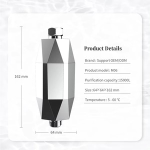 Filtro doccia acqua dura addolcitore acqua addolcitore cromato installare filtro doccia - Product Image 4
