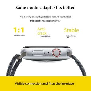 <span class=keywords><strong>Correa</strong></span> de Nailon Elástica de Una Sola Banda con Hebilla Magnética Circular BEEFLYPOWER para Apple Watch S11 10 9 SE Ultra Band 49mm 46mm - Product Image 2