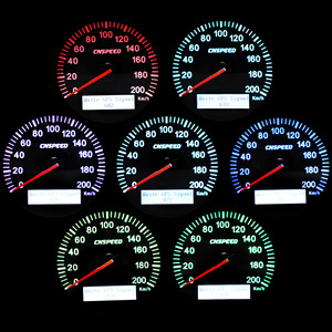 CNSPEED GPS มาตรวัดความเร็ว 200 กม.ชม. เปลือกสีดำสำหรับรถจักรยานยนต์การติดตั้งเพิ่มเติมอัพเกรด 12V 24V - Product Image 2