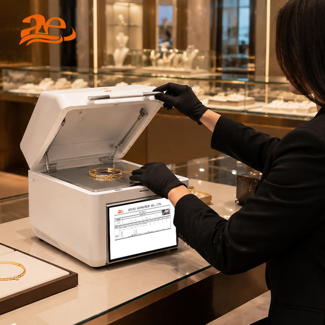 AELAB High Accuracy XRF Precious Metal Analyzer Si-Pin Detector Non-Destructive Gold Testing Machine Purity Spectrometer