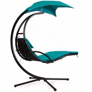 Silla <span class=keywords><strong>colgante</strong></span> <span class=keywords><strong>colgante</strong></span> al aire libre de la <span class=keywords><strong>hamaca</strong></span> del oscilación del patio de la tumbona de la calesa con el toldo - Product Image 4