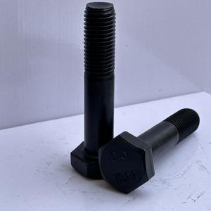 โครงสร้างเหล็ก 10.9S ใช้สลักเกลียวหกเหลี่ยมขนาดใหญ่ความแข็งแรงสูง GB/T 1231 ชุดครบพร้อมน็อตหนึ่งตัวและแหวนรองสองตัว ขนาด M30*80 - Product Image 2