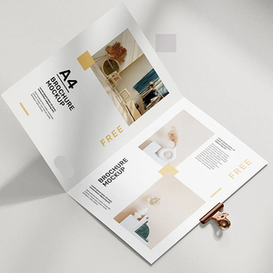 Özel Logo küçük iş promosyon fiyat broşür katalog parlak ciltleme A4 tam renkli baskı hizmeti sert kabuk broşür - Product Image 1