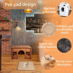 Giocattoli di criceto in legno del produttore su misura cabina forestale criceto case a dormire con finestre - Product Image 4