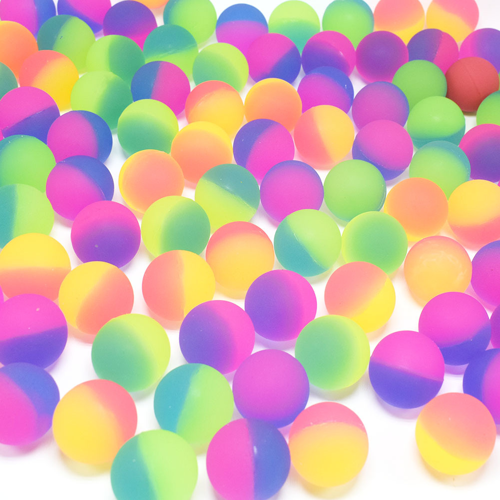 30MM two-color frosted elastic ball