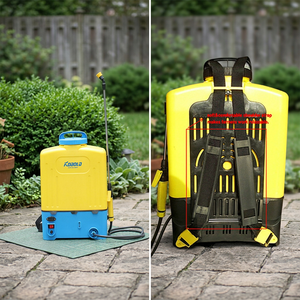 Pulvérisateur de jardin électrique portable en plastique, capacité 12L, buse réglable pour l'arrosage des plantes, les tâches de nettoyage, usage domestique et extérieur - Product Image 3