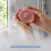 Tablette de douche effervescente OEM ODM à la rose 30g, personnalisable avec marque privée, pour un ensemble cadeau spa apaisant et relaxant