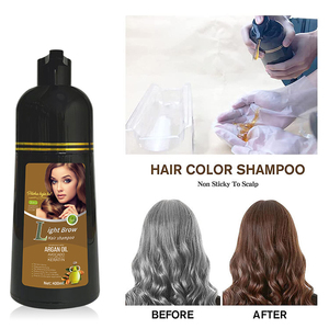 Fabbrica OEM ODM <span class=keywords><strong>castano</strong></span> <span class=keywords><strong>chiaro</strong></span> istantaneo tinture per <span class=keywords><strong>capelli</strong></span> crema Semi-permanente veloce colorante Shampoo per cambiare il <span class=keywords><strong>colore</strong></span> dei <span class=keywords><strong>capelli</strong></span> - Product Image 5