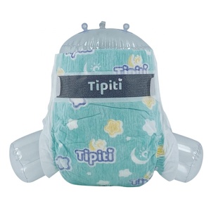 Tipiti Custom Super Confortable Respirant Jetable Couches Bébé Ultra Fines Anti-Fuites 3D avec Pulpe de Cellulose USA pour Nouveau-né - Product Image 2